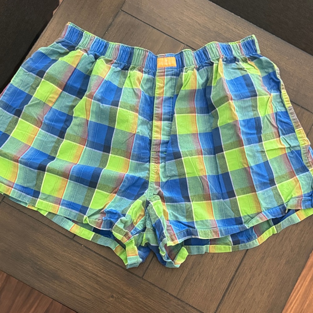 American Eagle Colorful Plaid Boxer Shorts